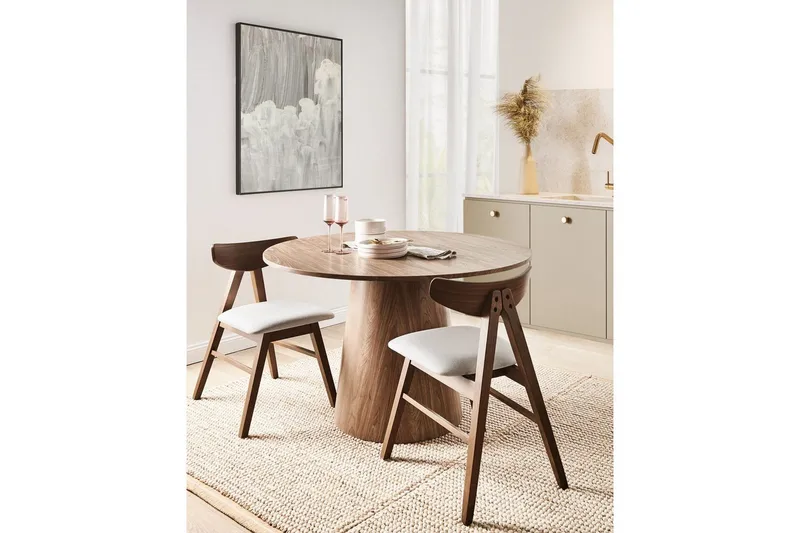 Set med 2 matstolar Lacota - Brun, grå - Möbler - Matplats - Matstol & köksstol