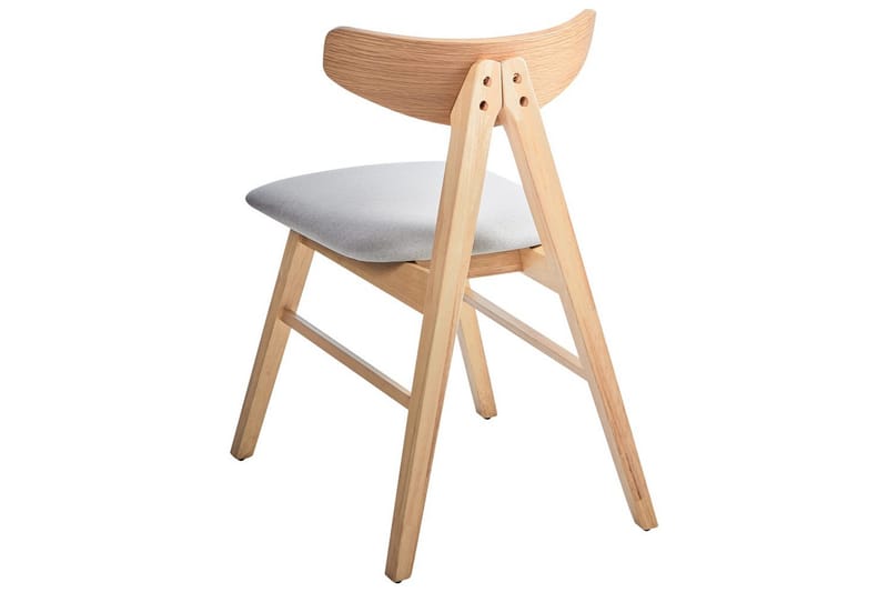 Set med 2 matstolar Lacota - Ljusbrun, grå - Möbler - Matplats - Matstol & köksstol