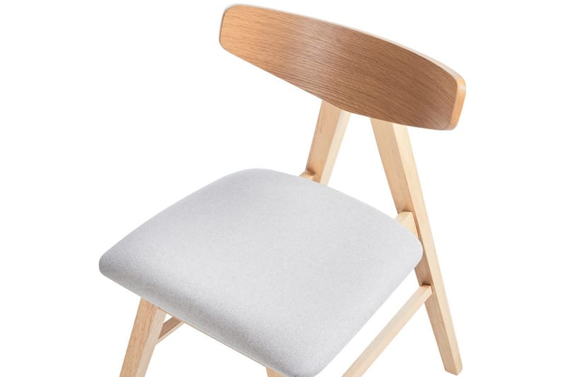 Set med 2 matstolar Lacota - Ljusbrun, grå - Möbler - Matplats - Matstol & köksstol