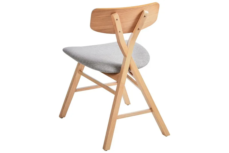 Set med 2 matstolar Leland - Brun, grå - Möbler - Matplats - Matstol & köksstol