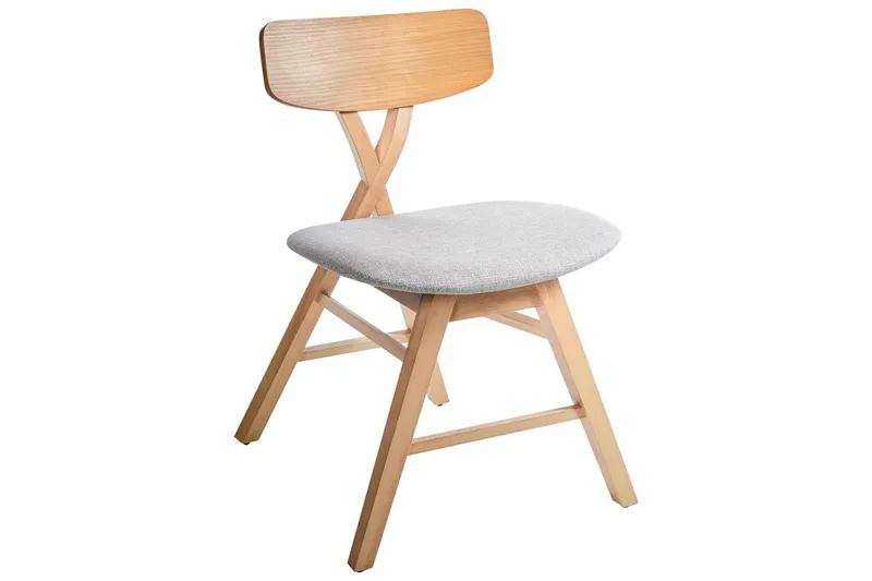 Set med 2 matstolar Leland - Brun, gr å - Möbler - Matplats - Matstol & köksstol