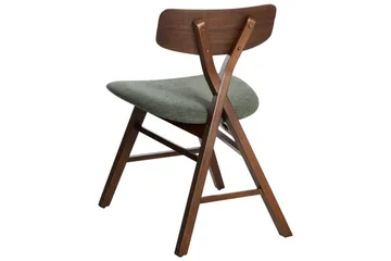 Set med 2 matstolar Leland - Brun, Grön - Möbler - Matplats - Matstol & köksstol