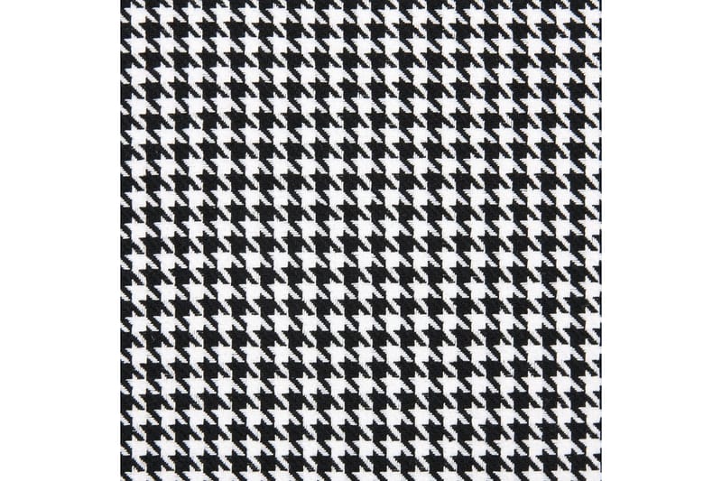 Set med 2 matstolar Luana - Svart, Vit/Polyester - Möbler - Matplats - Matstol & köksstol