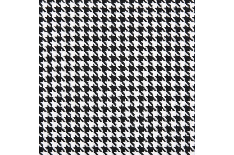 Set med 2 matstolar Luana - Svart, Vit/Polyester - Möbler - Matplats - Matstol & köksstol