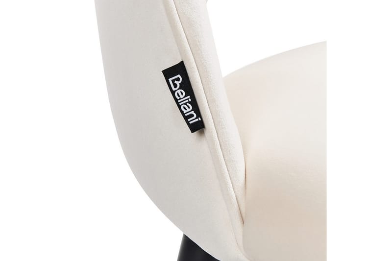 Set med 2 matstolar Magalia - Beige, svart, guld - Möbler - Matplats - Matstol & köksstol