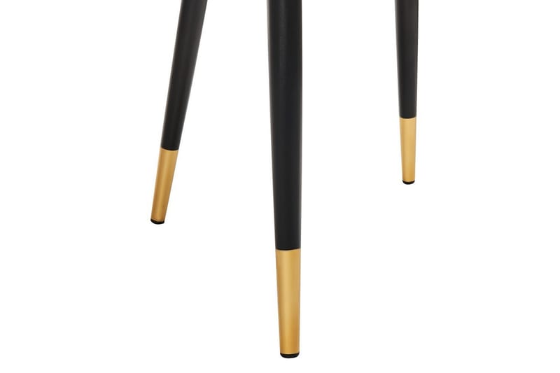 Set med 2 matstolar Magalia - Beige, svart, guld - Möbler - Matplats - Matstol & köksstol