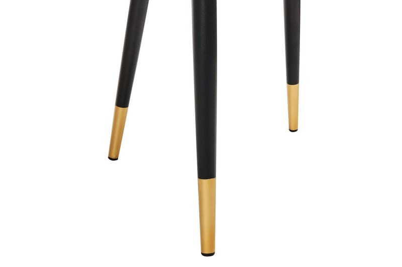 Set med 2 matstolar Magalia - Beige, svart, guld - Möbler - Matplats - Matstol & köksstol