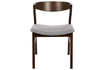 Set med 2 matstolar Maroa - Grå, mörkt trä - Möbler - Matplats - Matstol & köksstol