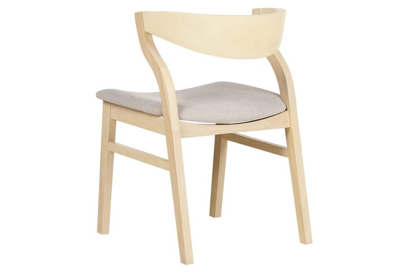 Set med 2 matstolar Maroa - Ljus trä, beige - Möbler - Matplats - Matstol & köksstol