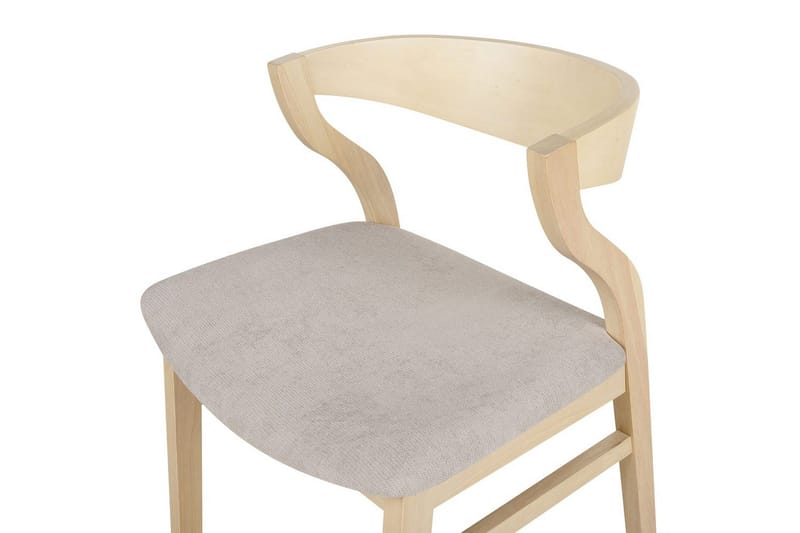 Set med 2 matstolar Maroa - Ljus trä, beige - Möbler - Matplats - Matstol & köksstol