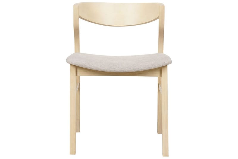 Set med 2 matstolar Maroa - Ljus trä, beige - Möbler - Matplats - Matstol & köksstol