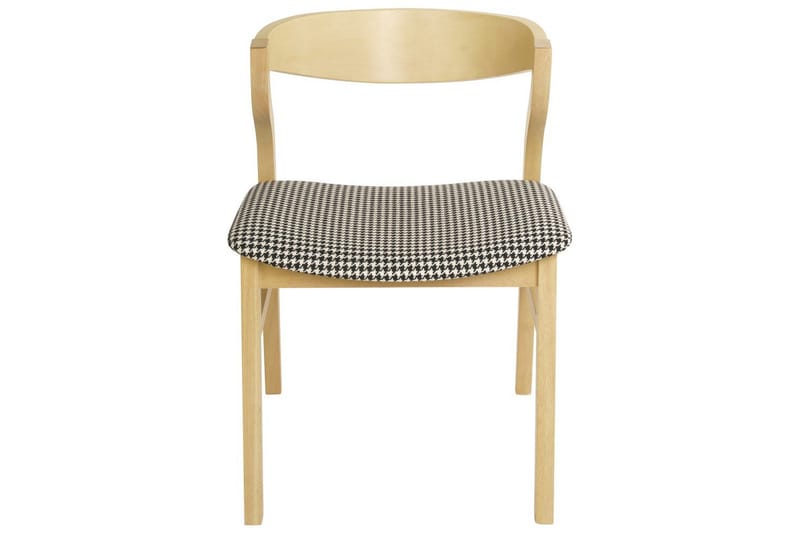 Set med 2 matstolar Maroa - Ljus trä, svart, vit - Möbler - Matplats - Matstol & köksstol