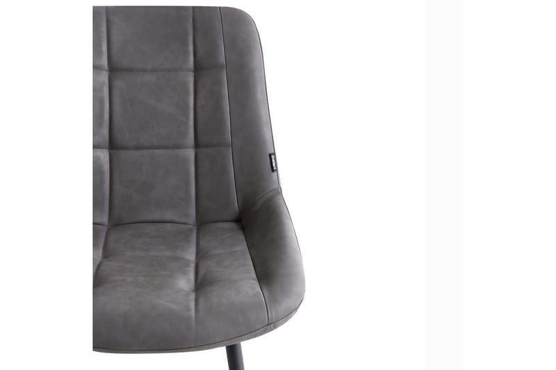 Set med 2 matstolar Melrose - Grå, svart - Möbler - Matplats - Matstol & köksstol