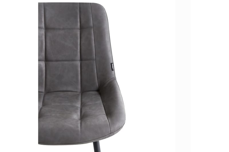 Set med 2 matstolar Melrose - Grå, svart - Möbler - Matplats - Matstol & köksstol