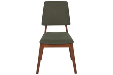 Set med 2 matstolar Merrill - Mörkt trä, grönt - Möbler - Matplats - Matstol & köksstol