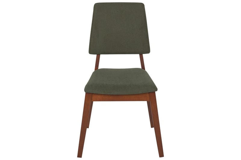 Set med 2 matstolar Merrill - Mörkt trä, grönt - Möbler - Matplats - Matstol & köksstol