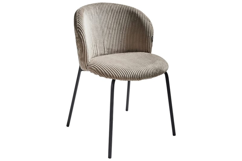 Set med 2 matstolar Miles - Beige, svart - Möbler - Matplats - Matstol & köksstol