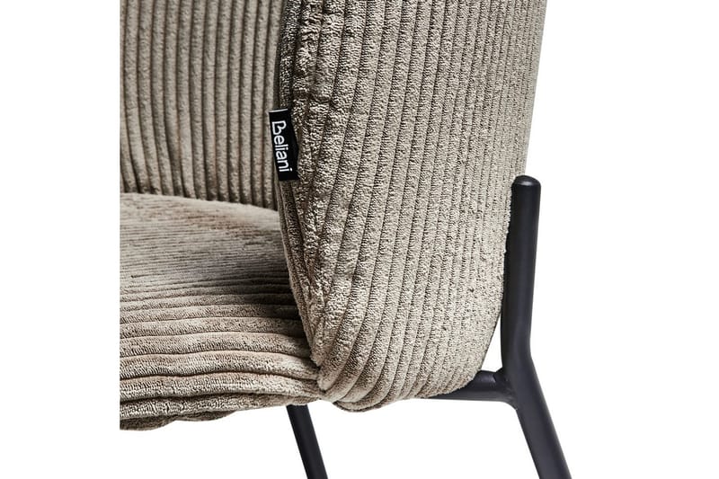 Set med 2 matstolar Miles - Beige, svart - Möbler - Matplats - Matstol & köksstol