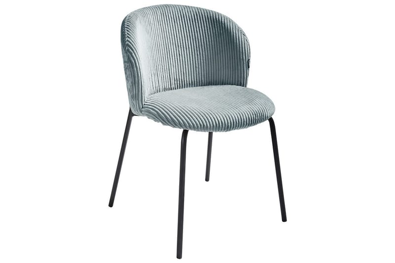 Set med 2 matstolar Miles - Blå, Svart - Möbler - Matplats - Matstol & köksstol