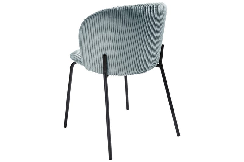 Set med 2 matstolar Miles - Blå, Svart - Möbler - Matplats - Matstol & köksstol