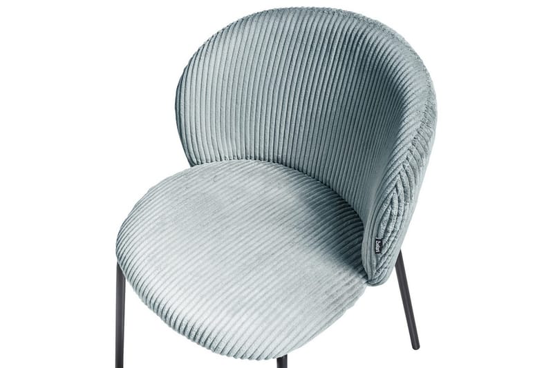 Set med 2 matstolar Miles - Blå, Svart - Möbler - Matplats - Matstol & köksstol