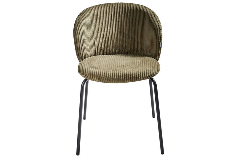 Set med 2 matstolar Miles - Grön, Svart - Möbler - Matplats - Matstol & köksstol