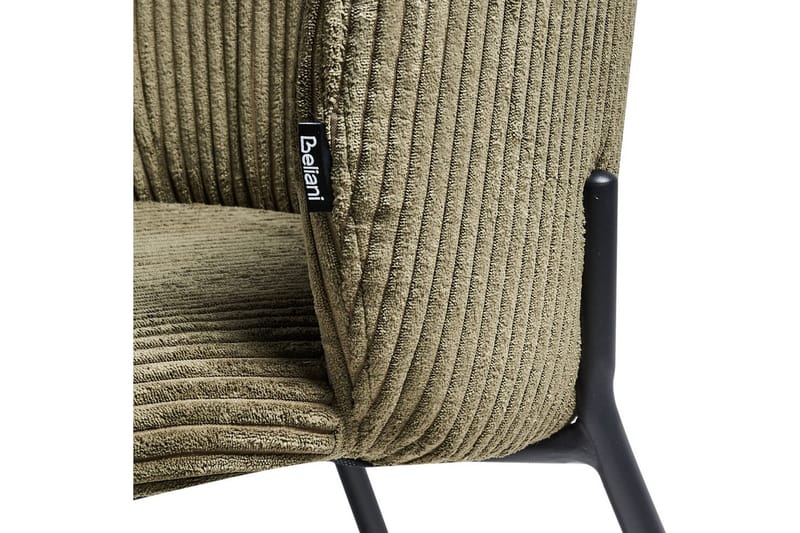 Set med 2 matstolar Miles - Grön, Svart - Möbler - Matplats - Matstol & köksstol