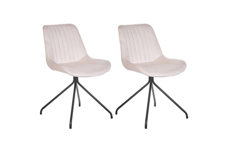 Set med 2 matstolar Navasota - Beige - Möbler - Matplats - Matstol & köksstol