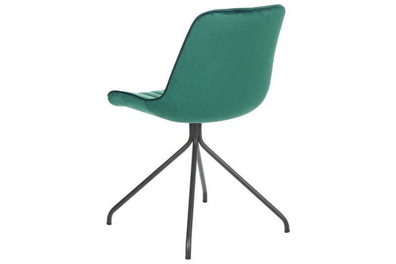 Set med 2 matstolar Navasota - Grön, Svart - Möbler - Matplats - Matstol & köksstol
