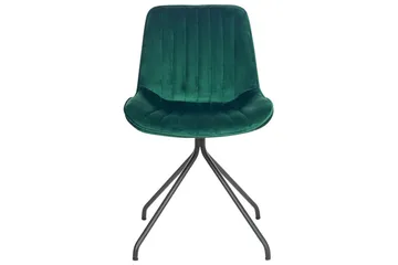 Set med 2 matstolar Navasota - Grön, Svart - Möbler - Matplats - Matstol & köksstol