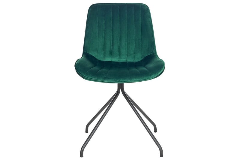 Set med 2 matstolar Navasota - Grön, Svart - Möbler - Matplats - Matstol & köksstol