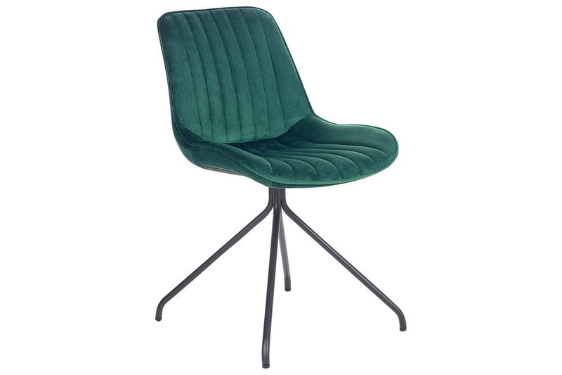 Set med 2 matstolar Navasota - Grön, Svart - Möbler - Matplats - Matstol & köksstol