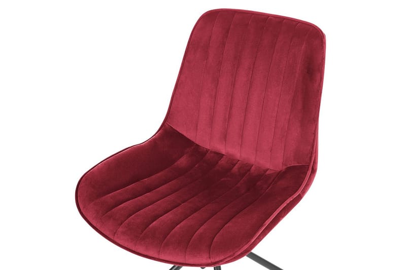 Set med 2 matstolar Navasota - Röd, Svart - Möbler - Matplats - Matstol & köksstol