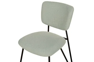 Set med 2 matstolar Nelko - Grön, Svart - Möbler - Matplats - Matstol & köksstol