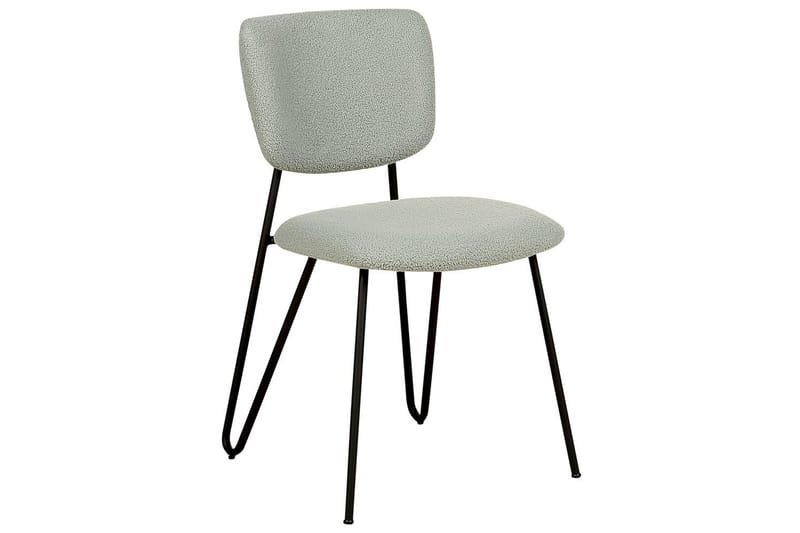 Set med 2 matstolar Nelko - Grön, Svart - Möbler - Matplats - Matstol & köksstol