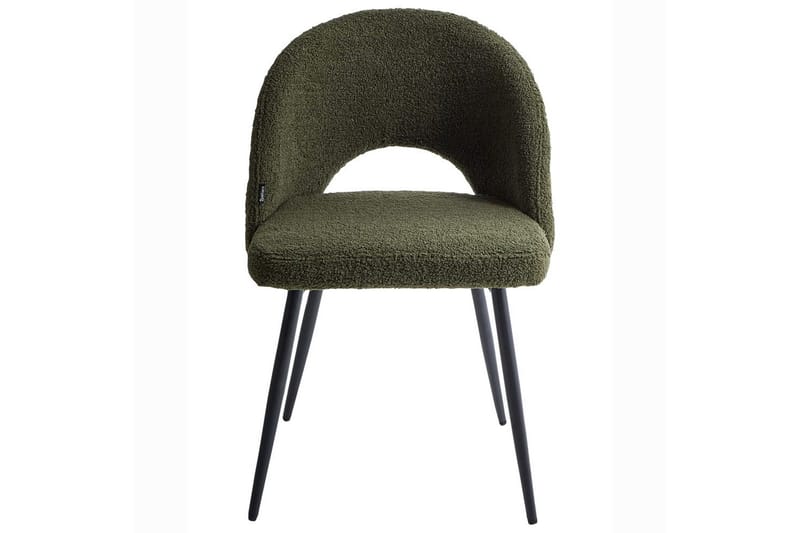 Set med 2 matstolar Onaga - Grön, Svart - Möbler - Matplats - Matstol & köksstol