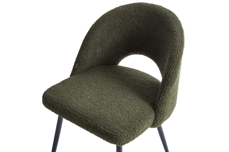 Set med 2 matstolar Onaga - Grön, Svart - Möbler - Matplats - Matstol & köksstol