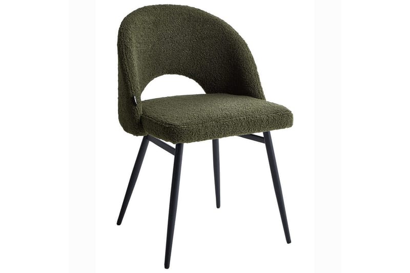 Set med 2 matstolar Onaga - Grön, Svart - Möbler - Matplats - Matstol & köksstol