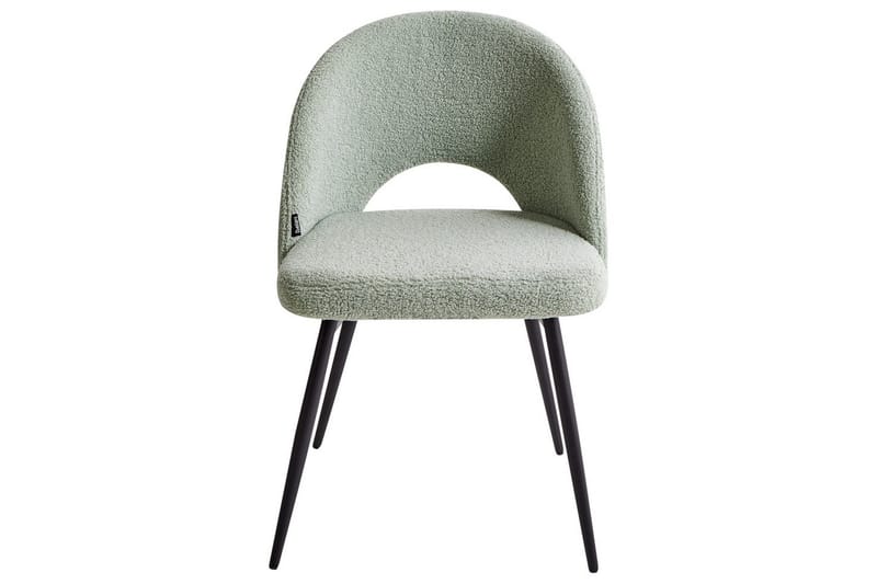 Set med 2 matstolar Onaga - Ljusgrön, Svart - Möbler - Matplats - Matstol & köksstol