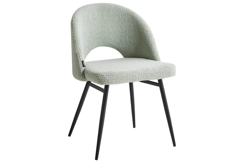 Set med 2 matstolar Onaga - Ljusgrön, Svart - Möbler - Matplats - Matstol & köksstol