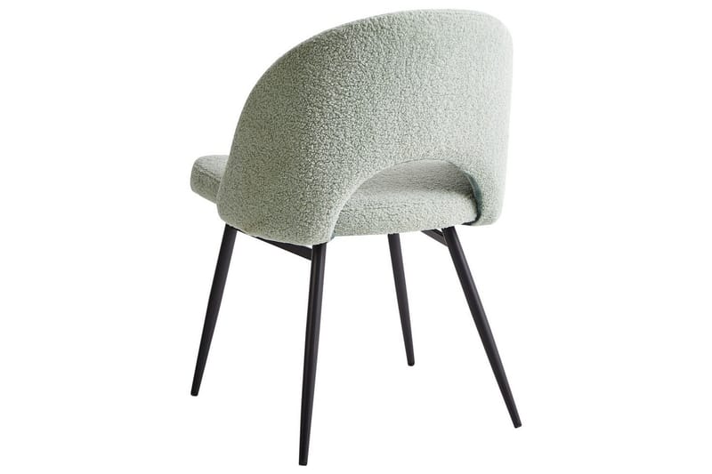 Set med 2 matstolar Onaga - Ljusgrön, Svart - Möbler - Matplats - Matstol & köksstol