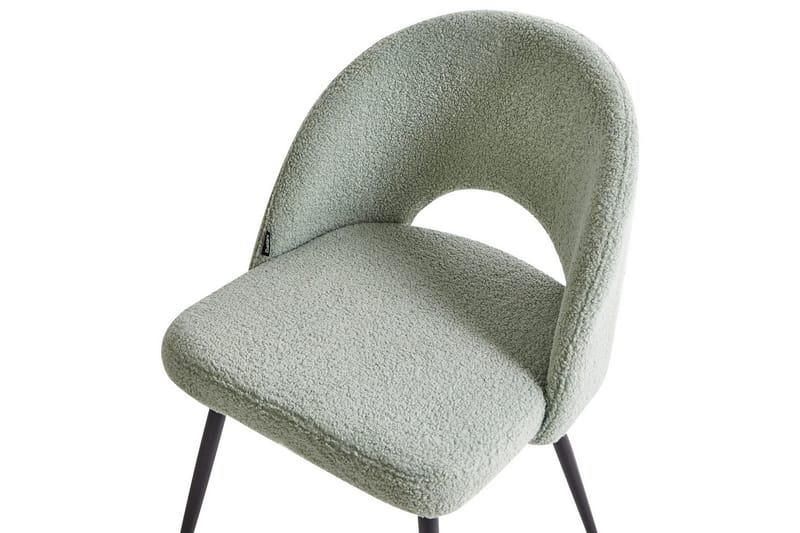 Set med 2 matstolar Onaga - Ljusgrön, Svart - Möbler - Matplats - Matstol & köksstol