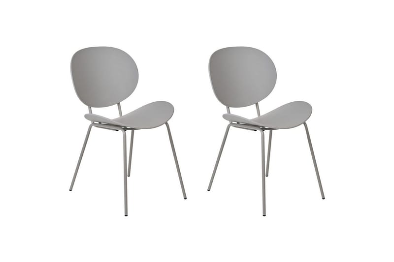 Set med 2 matstolar Shonto - Grå - Möbler - Matplats - Matstol & köksstol