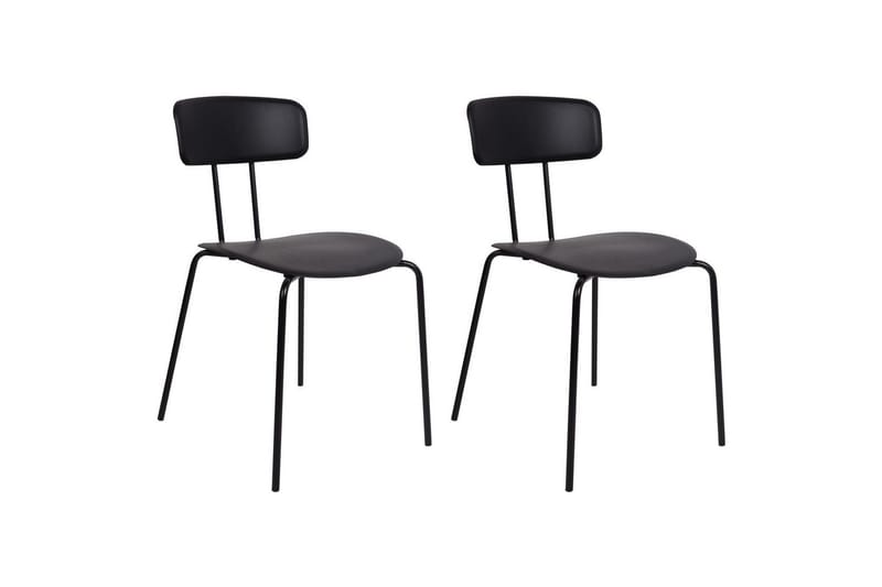 Set med 2 matstolar Sibley - Svart - Möbler - Matplats - Matstol & köksstol