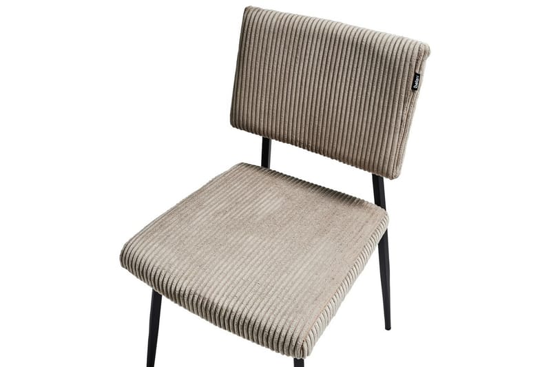 Set med 2 matstolar Sturgis - Beige, svart - Möbler - Matplats - Matstol & köksstol