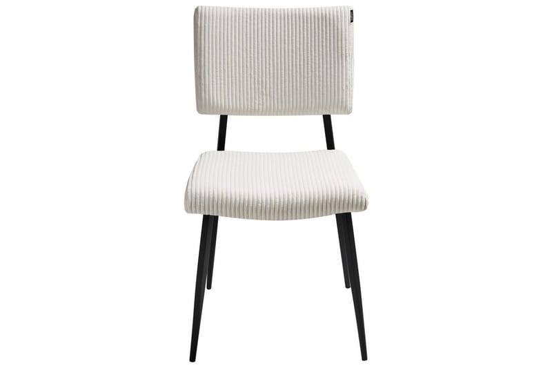 Set med 2 matstolar Sturgis - Vit, Svart - Möbler - Matplats - Matstol & köksstol