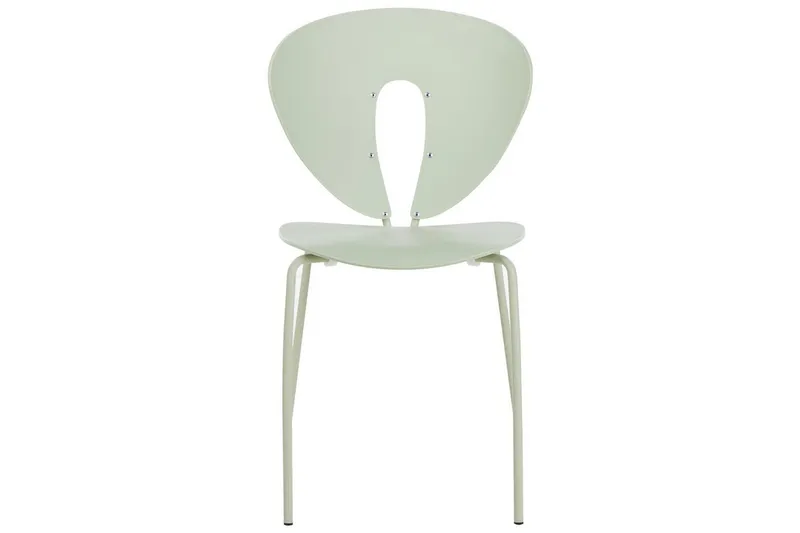 Set med 2 matstolar Tracy - Grön, Silver - Möbler - Matplats - Matstol & köksstol