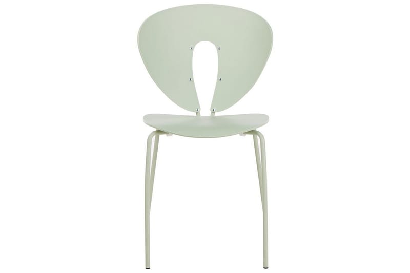 Set med 2 matstolar Tracy - Grön, Silver - Möbler - Matplats - Matstol & köksstol