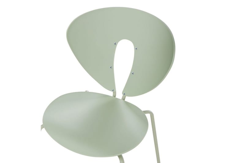 Set med 2 matstolar Tracy - Grön, Silver - Möbler - Matplats - Matstol & köksstol