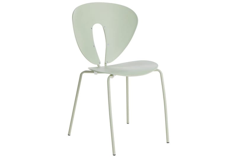 Set med 2 matstolar Tracy - Grön, Silver - Möbler - Matplats - Matstol & köksstol